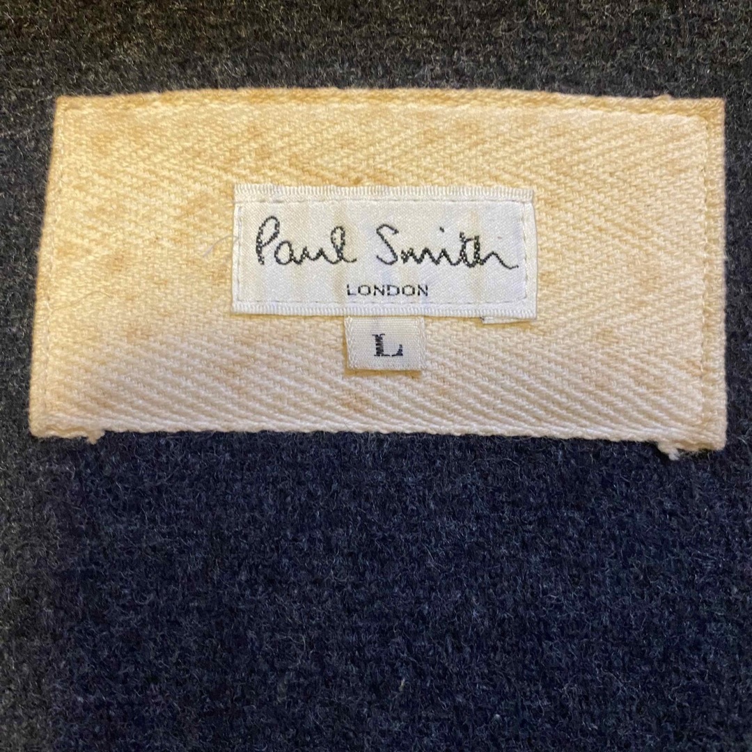 Paul Smith(ポールスミス)の【良品】PaulSmith LONDON ダッフルコート チャコールグレー L メンズのジャケット/アウター(ダッフルコート)の商品写真