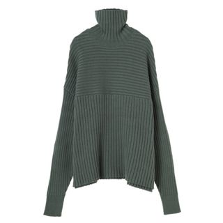 クラネ(CLANE)の【定価24200円】WIDE RIB TURTLE KNIT TOPS 2 美品(ニット/セーター)