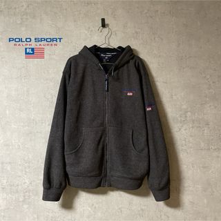 ポロラルフローレン(POLO RALPH LAUREN)のPOLO SPORT 90s ラルフローレン フリースジップアップパーカー(パーカー)