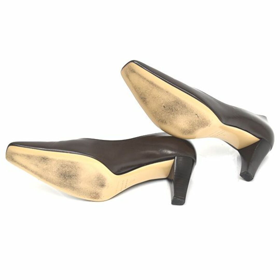 BRUNOMAGLI(ブルーノマリ)の美品♪ブルーノマリ スクエアトゥ パンプス 36.5(約23.5cm) レディースの靴/シューズ(ハイヒール/パンプス)の商品写真