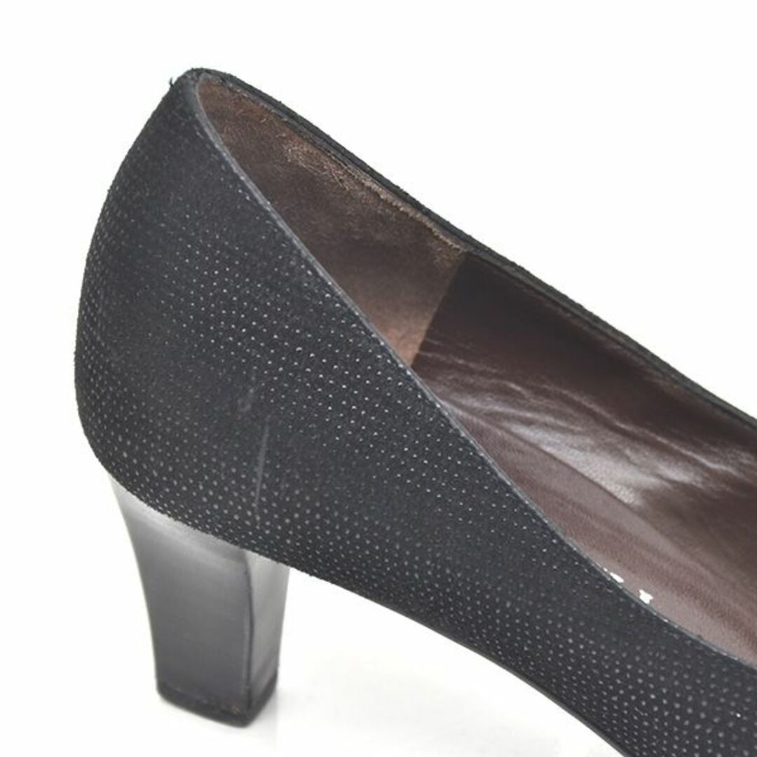 BRUNOMAGLI(ブルーノマリ)のブルーノマリ キャビアスキン スクエアトゥ パンプス 36.5(約23.5cm) レディースの靴/シューズ(ハイヒール/パンプス)の商品写真