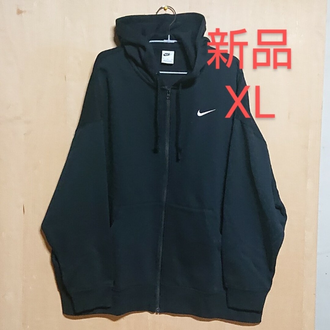 NIKE - 新品 ナイキ オーバーサイズ パーカー 黒 XLサイズの通販 NIKE - 新品 ナイキ オーバーサイズ パーカー 黒 XLサイズの通販