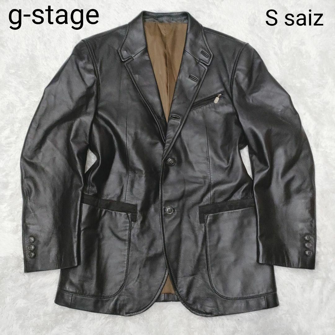 G-Stage - 【美品】 G-Stage ラムレザー 羊革 本革 テーラード