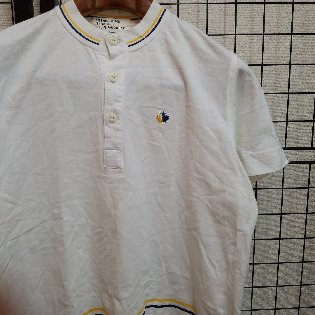 General Research(ジェネラルリサーチ)の05's GENERAL RESEARCH Henry Neck S/S Tee メンズのトップス(Tシャツ/カットソー(半袖/袖なし))の商品写真