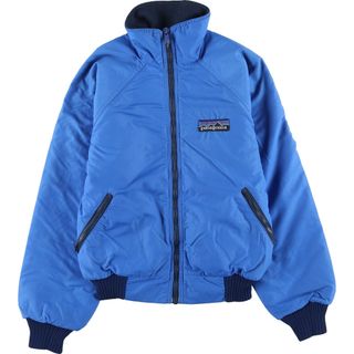 パタゴニア(patagonia)の古着 80年代 パタゴニア Patagonia シェルドシンチラジャケット デカロゴ ビッグロゴ ナイロンジャケット メンズXS レディースM ヴィンテージ /eaa406644(ナイロンジャケット)