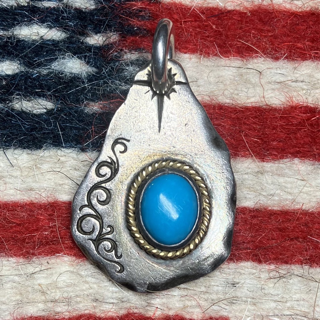 SAADターコイズシルバーネックレス925 - アクセサリー SAADターコイズシルバーネックレス925 - アクセサリー