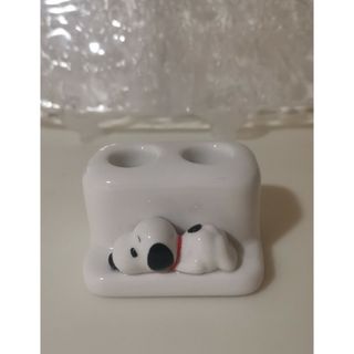 スヌーピー(SNOOPY)のスヌーピー PEANUTS 歯ブラシスタンド ホワイト マリモクラフト(歯ブラシ/歯みがき用品)