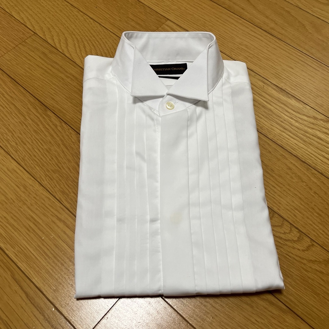 青山(アオヤマ)の洋服の青山　ウイングカラーシャツ　長袖　ワイシャツ メンズのトップス(シャツ)の商品写真