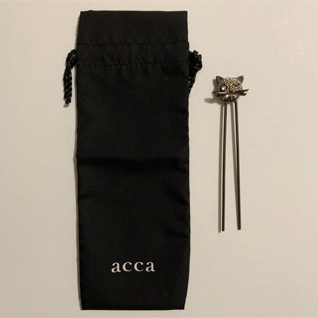 acca(アッカ)のacca 猫 スティック レディースのヘアアクセサリー(その他)の商品写真