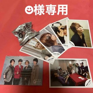 カトゥーン(KAT-TUN)のKAT-TUN リング型ペンライト＋公式写真＆銀テープ(アイドルグッズ)