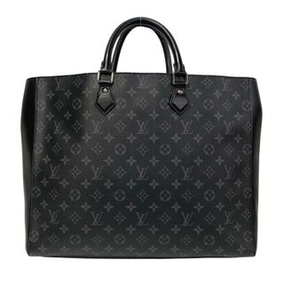 ルイヴィトン(LOUIS VUITTON)の未使用保管品 LOUIS VUITTON ルイヴィトン モノグラム エクリプス グラン サック レザー ハンドバッグ トートバッグ ブラック 4kmf316-8(トートバッグ)