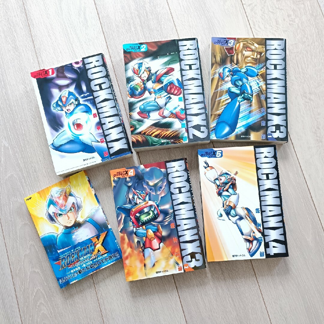 CAPCOM(カプコン)のロックマンX　6冊セット エンタメ/ホビーの漫画(全巻セット)の商品写真