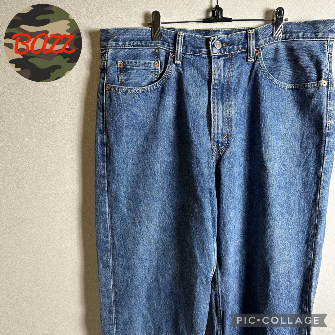 BAZZショップカラーLevi's リーバイス　550 ジーパン　デニム　W38 L36 ブルー　青