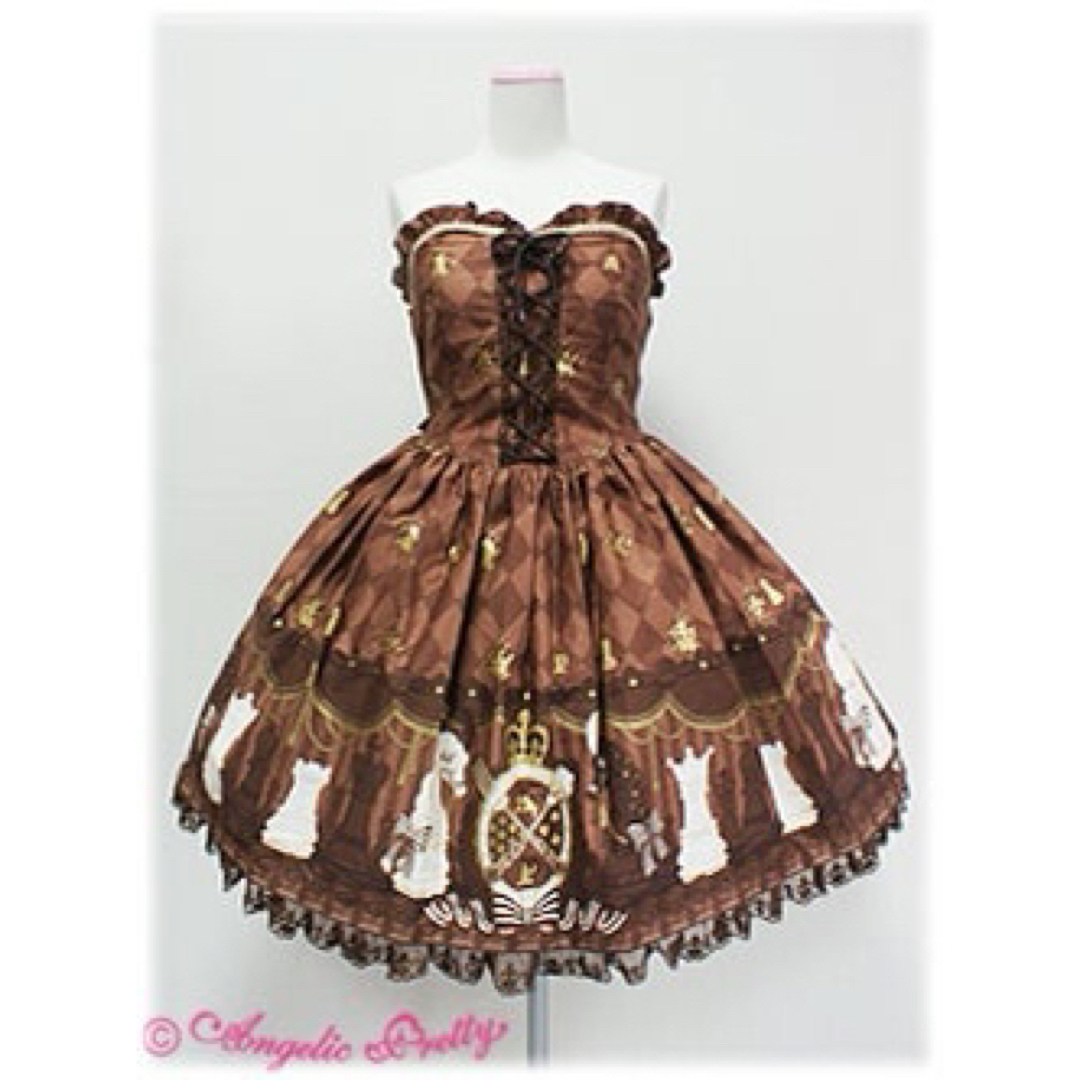 Angelic Pretty(アンジェリックプリティー)のChess Chocolate JSKボンネ レディースのレディース その他(セット/コーデ)の商品写真