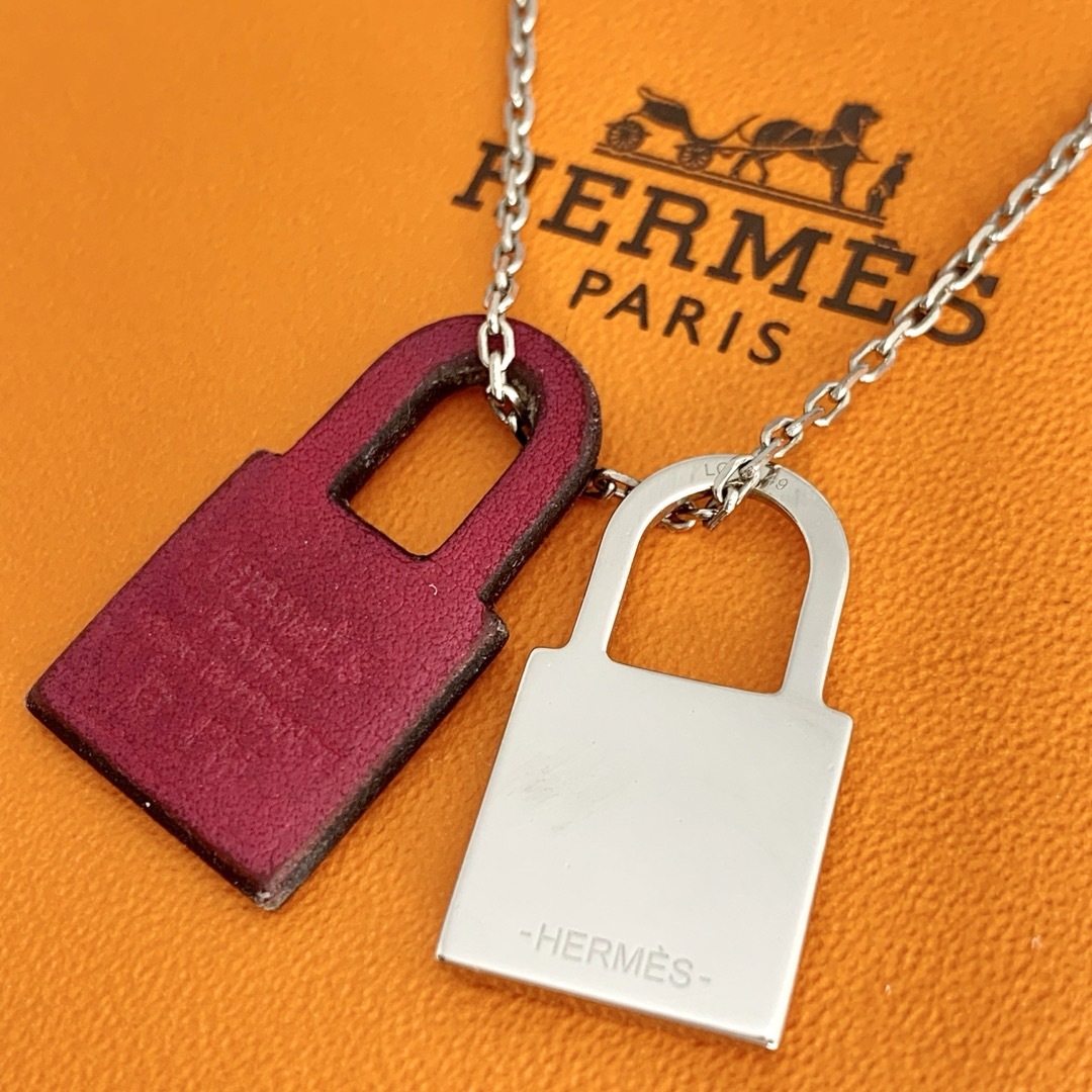 ネックレスHERMES エルメス オーケリー PM カデナ ネックレス ペンダント