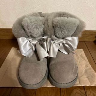 アグ(UGG)のUGG フロントリボン　ムートンブーツ(ブーツ)