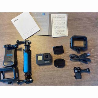 ゴープロ(GoPro)の【美品】GoPro HERO7 ブラック本体+アクセサリー類(コンパクトデジタルカメラ)