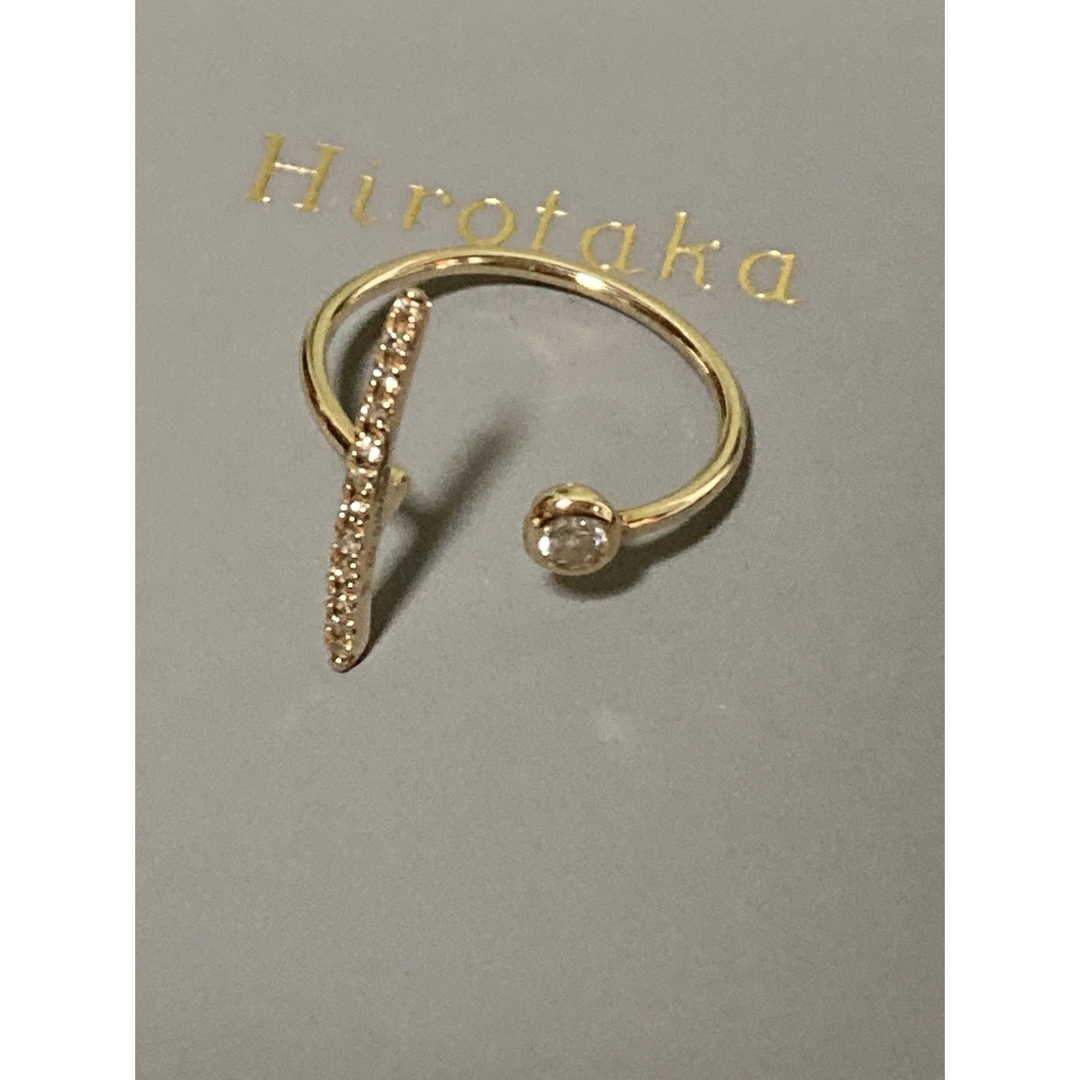 ESTNATION(エストネーション)のhirotaka ヒロタカ　ダイヤモンド　バー　カフリング レディースのアクセサリー(リング(指輪))の商品写真