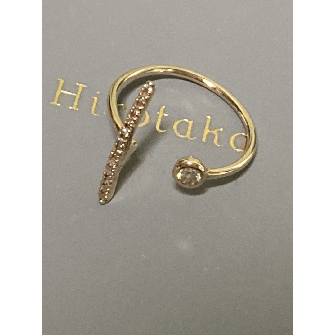 ESTNATION(エストネーション)のhirotaka ヒロタカ　ダイヤモンド　バー　カフリング レディースのアクセサリー(リング(指輪))の商品写真