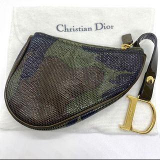 クリスチャンディオール(Christian Dior)の希少 クリスチャンディオール サドル コインケース カモフラ 迷彩 財布(コインケース)