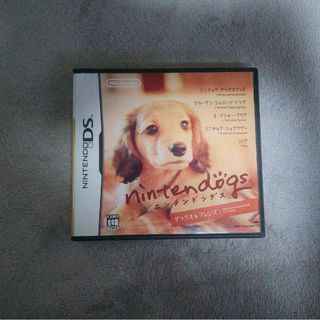 ニンテンドーDS(ニンテンドーDS)のnintendogs ダックス＆フレンズ ケース・説明書のみ(携帯用ゲームソフト)