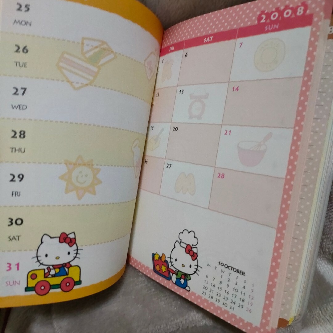 ハローキティ - スケジュール帳 キティちゃん ハローキティ 2008 ハローキティ - スケジュール帳 キティちゃん ハローキティ 2008