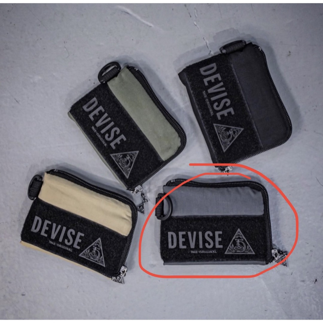 DEVISE WORKS デバイスワークス 非売品DEVISEミニ財布 スポーツ/アウトドアのアウトドア(その他)の商品写真