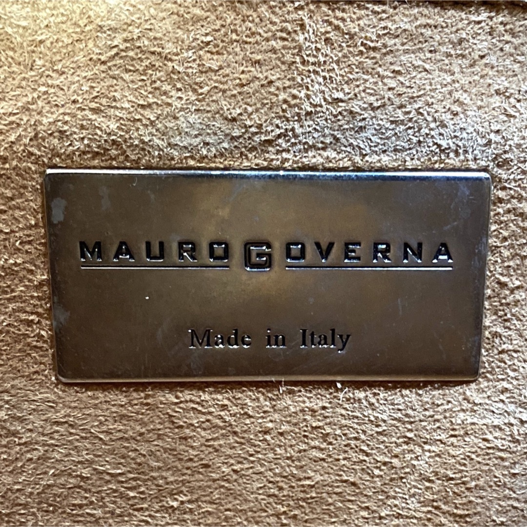 専用品MAURO GOVERNA BLACK レザー シルバー金具ハンドバッグ 専用品MAURO GOVERNA BLACK レザー シルバー金具ハンドバッグ