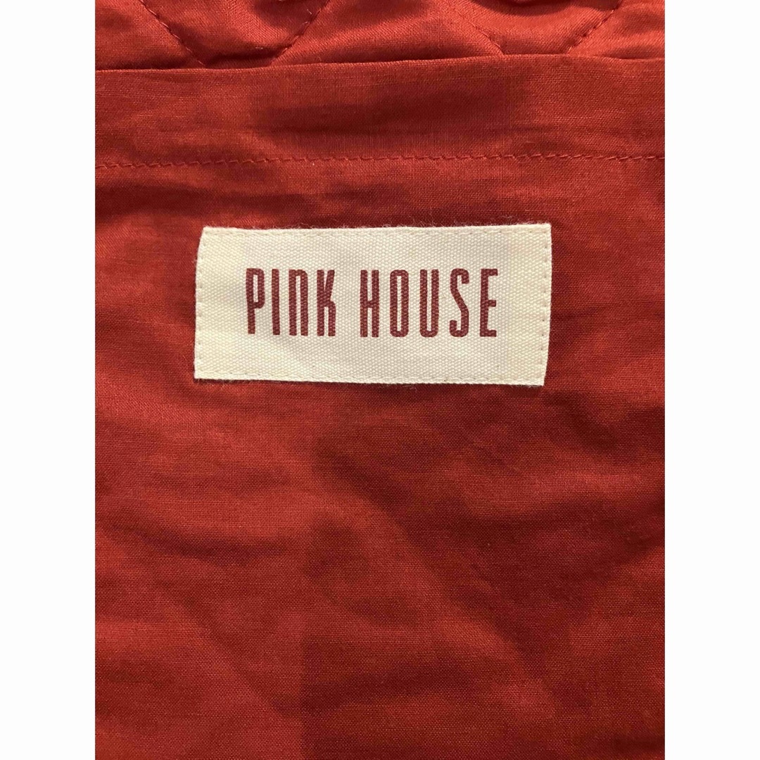 PINK HOUSE(ピンクハウス)の新品タグ付き　ピンクハウス　ポシェット　レッド　薔薇の刺繍が素敵　リボンも可愛い レディースのバッグ(ショルダーバッグ)の商品写真