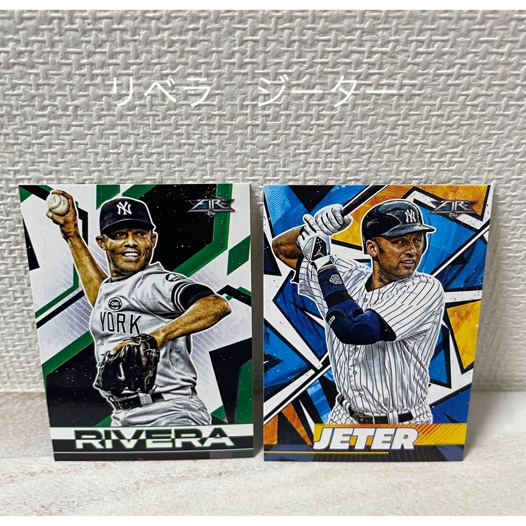 【topps fireカード】リベラ　ジーター　ヤンキースレジェンドカード | フリマアプリ ラクマ