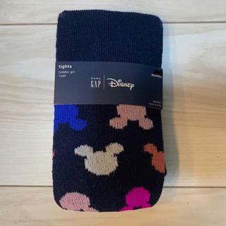 ベビーギャップ(babyGAP)の【新品】babygap ミッキー柄タイツ 12-24M(靴下/タイツ)