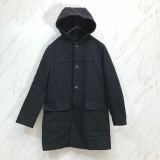 ユナイテッドアローズ(UNITED ARROWS)の【S】ピンクレーベル　ユナイテッドアローズ　コート　ブラック　毛混　シンプル(その他)