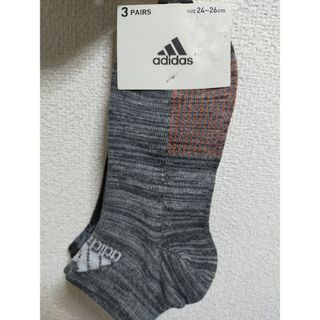 アディダス(adidas)の24-26cm アディダス　メンズ　ソックス　3足セット(ソックス)