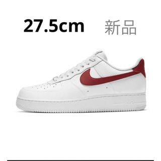 ナイキ(NIKE)の【完売品】NIKE AIR FORCE 1 '07 WHITE/TEAM RED(スニーカー)