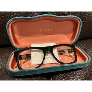 グッチ(Gucci)のGUCCI メガネフレーム　GG0604O 001新品未使用(サングラス/メガネ)