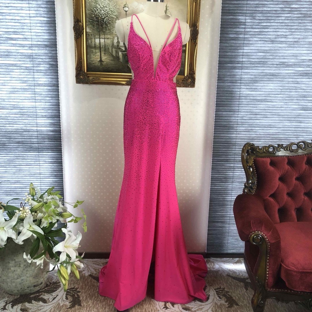 新品☆B633ロングドレス☆素敵な演奏会♡誕生日パーティー 新品☆B633ロングドレス☆素敵な演奏会♡誕生日パーティー