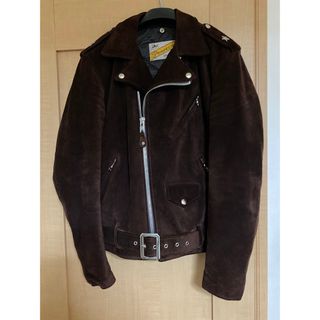 schott(ライダースジャケット ・ ブラウン/茶色系)のフリマ schott(ライダースジャケット ・ ブラウン/茶色系)のフリマ