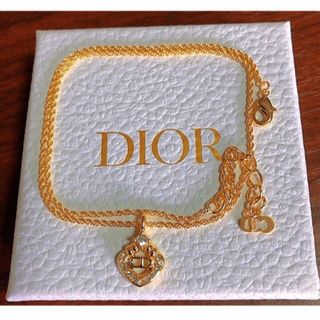 クリスチャンディオール(Christian Dior)のDior キラキラ 上品 ネックレス ゴールド ロゴ CD シンプル (ネックレス)