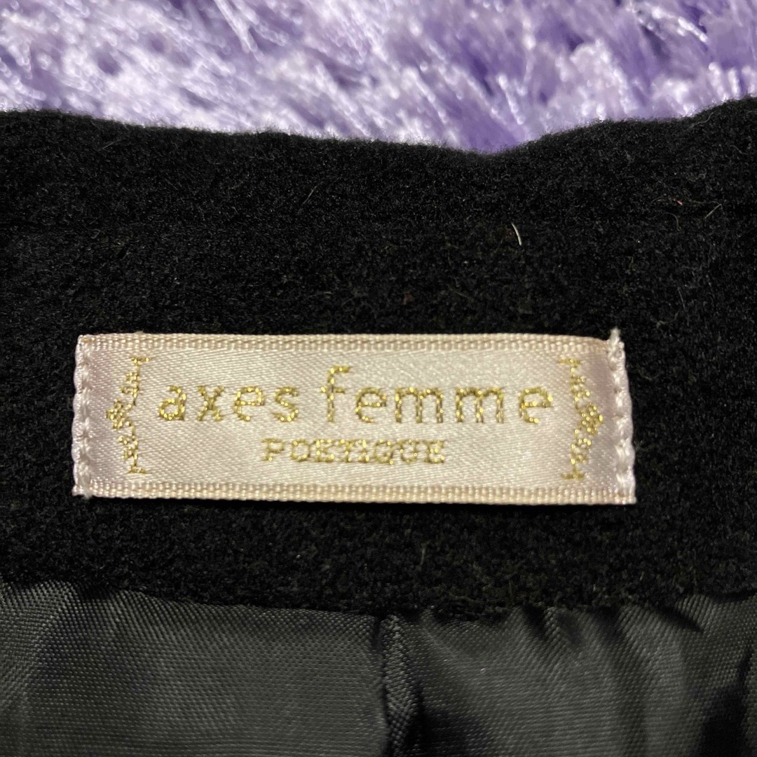 axesfemme POETIQUE アリスコート 黒 ディズニー