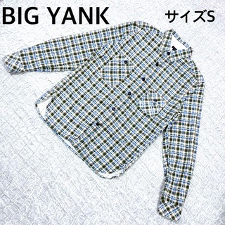 ビッグヤンク(BIG YANK)のBIG YANK ビッグヤンク　チェックシャツ　サイズS グリーン(シャツ)