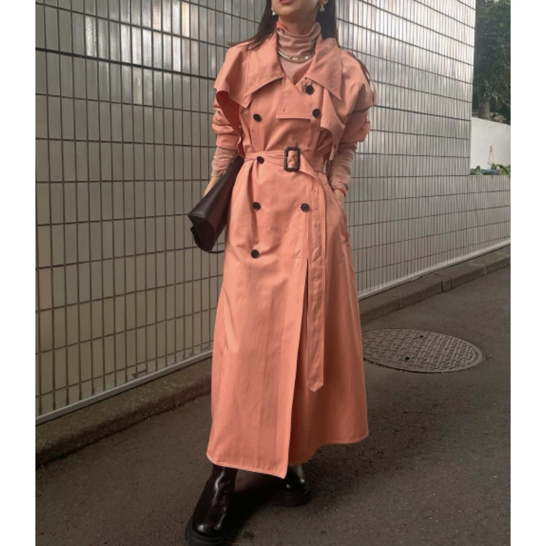 3WAY LAYERED TRENCH COAT Ameri トレンチコートスプリングコート