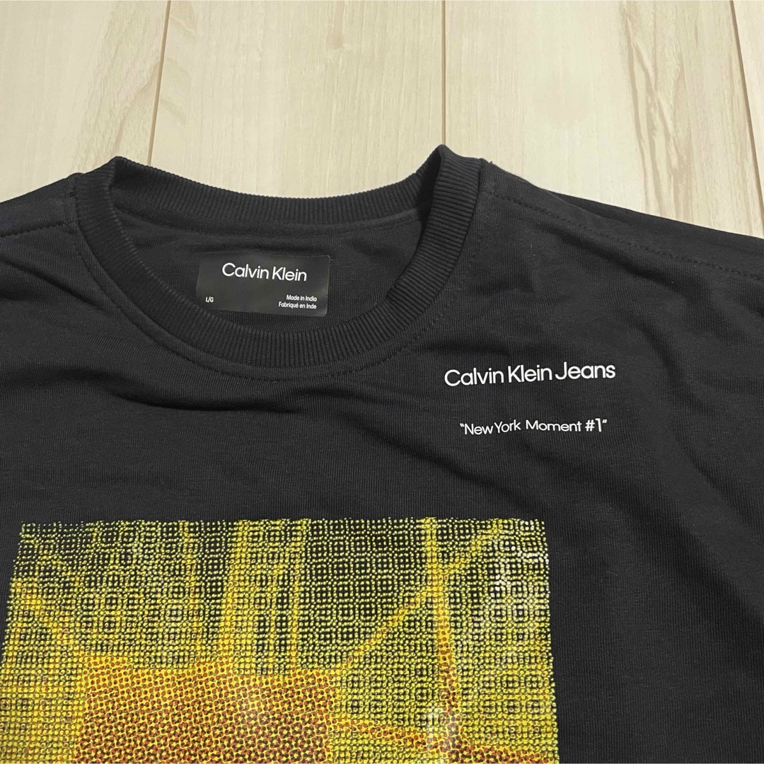 Calvin Klein(カルバンクライン)の新品激レアNY限定 CK トレーナー L カルバンクライン 黒 貴重 ブラック メンズのトップス(スウェット)の商品写真