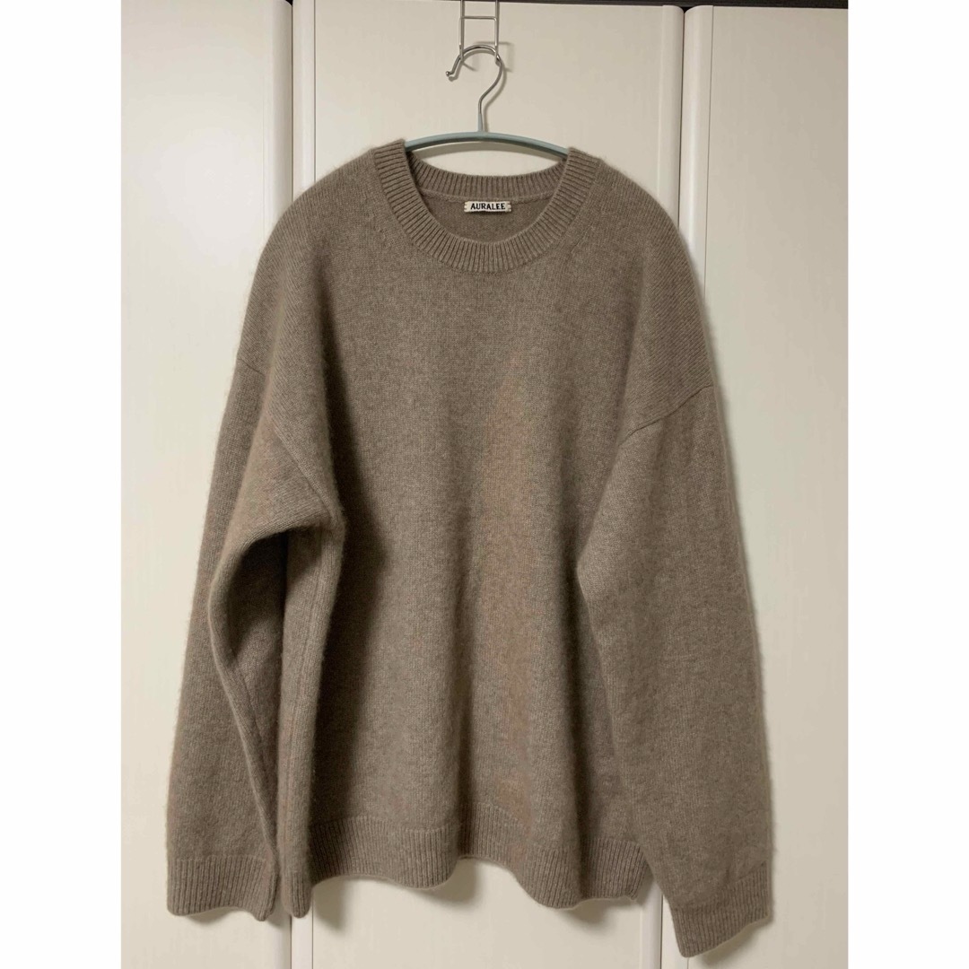 カラーNATURALBROWNAURALEE 20aw BABY CASHMERE KNIT P/O