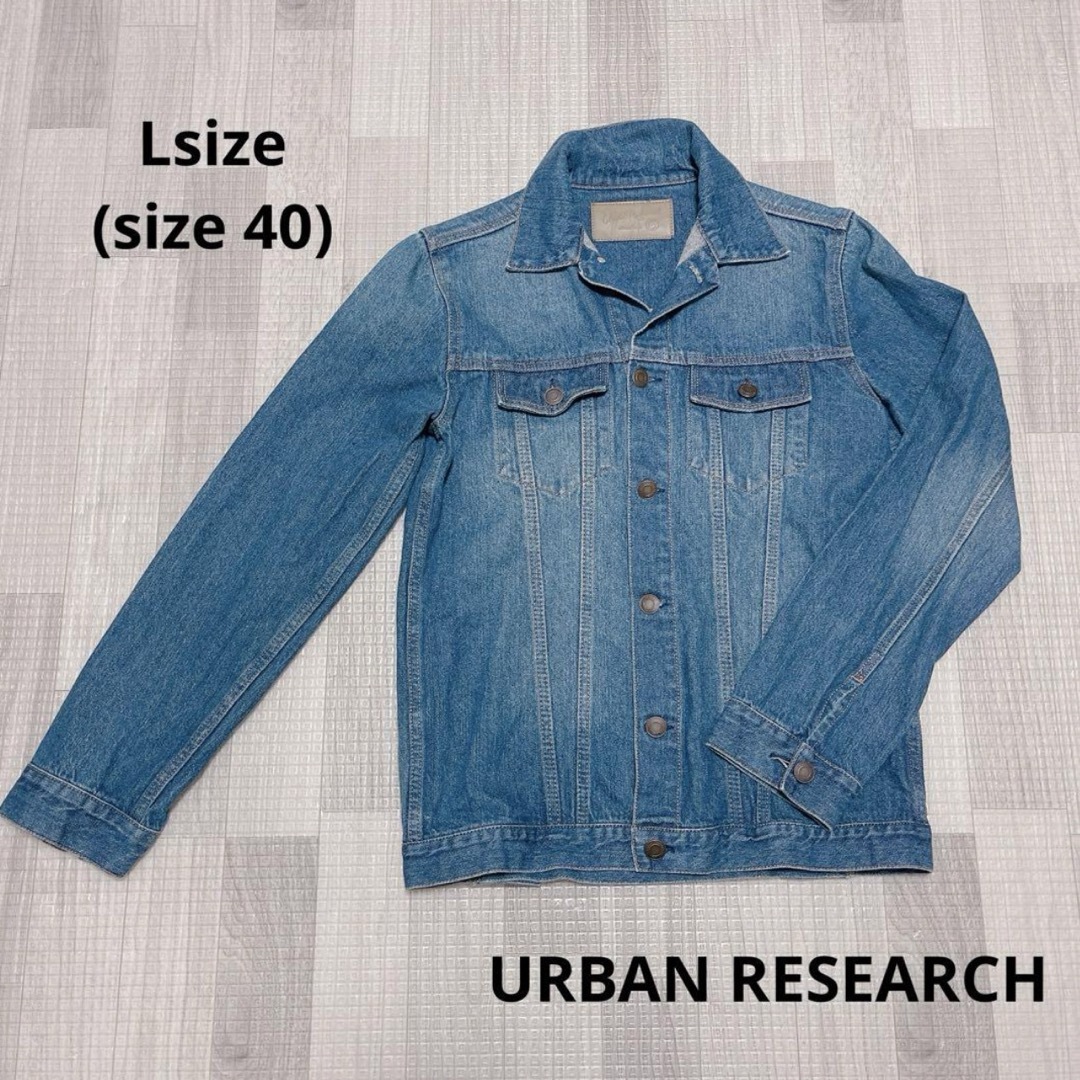 URBAN RESEARCH(アーバンリサーチ)の1203 メンズ / URBAN RESEARCH / デニムジャケットL 40 メンズのジャケット/アウター(Gジャン/デニムジャケット)の商品写真