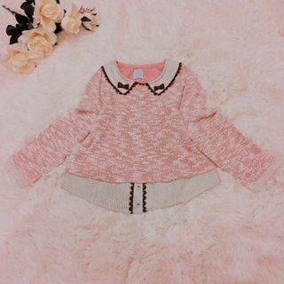 アクシーズファムキッズ(axes femme kids)のaxes femme kids／キッズ／150／りぼんレイヤードチュニック(Tシャツ/カットソー)