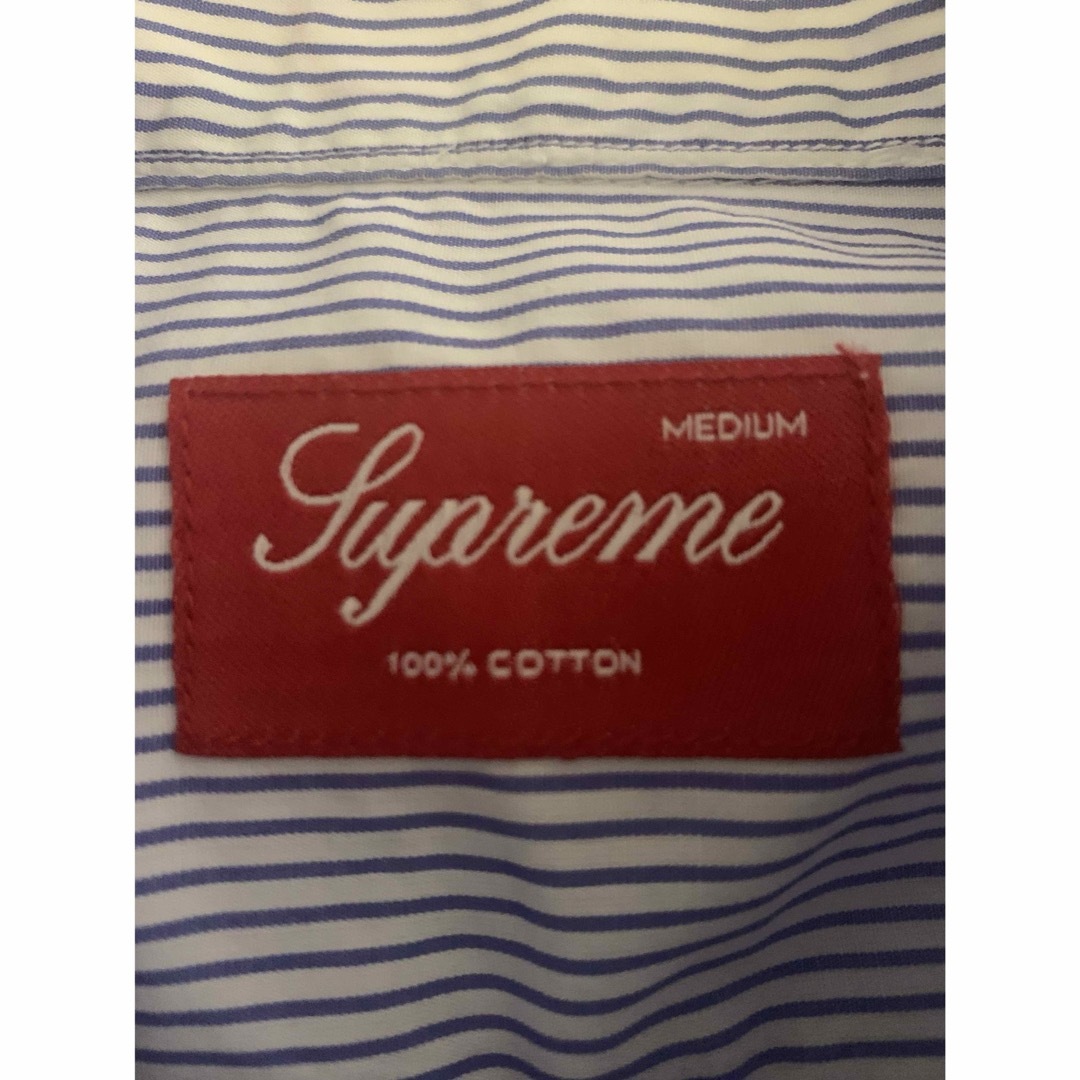 Supreme(シュプリーム)の★初期激レア★Supreme Striped Shirt クレリックMサイズ メンズのトップス(シャツ)の商品写真