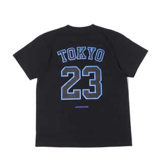 TOKYO 23 x SECRET BASE トウキョウ23 ロゴ T 黒青 M(Tシャツ/カットソー(半袖/袖なし))