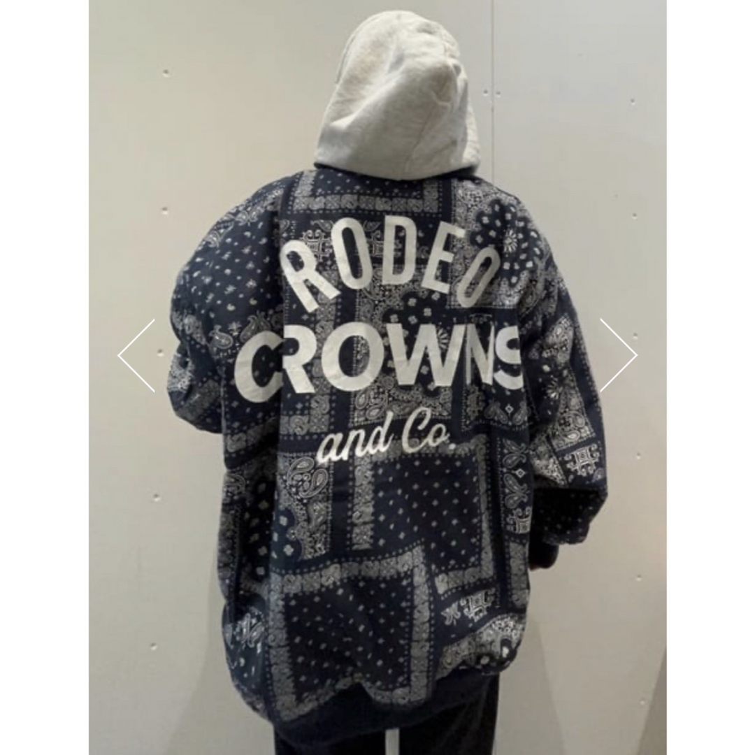 RODEO CROWNS WIDE BOWL(ロデオクラウンズワイドボウル)のロデオ  ★MENS LOGO BIG HOODIE ブルゾン メンズのジャケット/アウター(ブルゾン)の商品写真