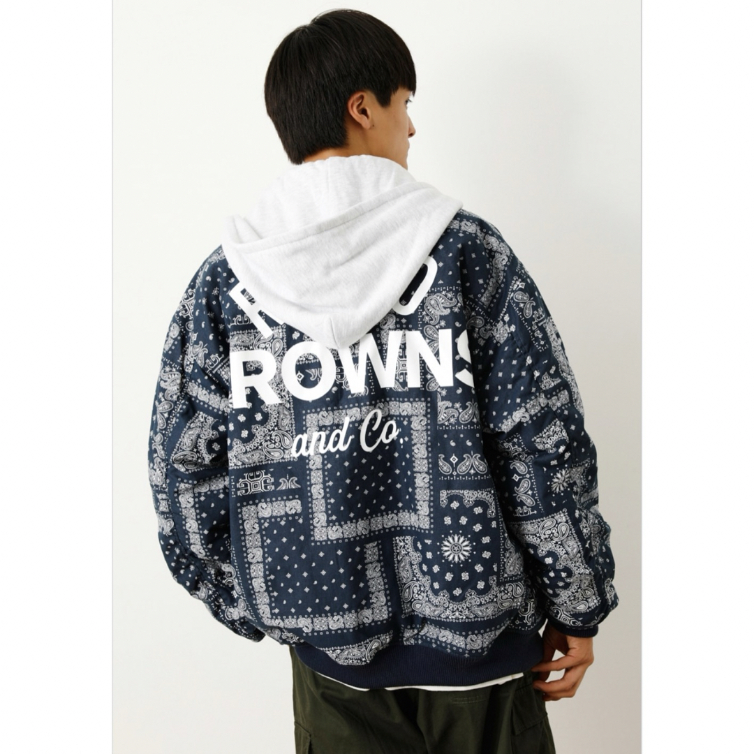 RODEO CROWNS WIDE BOWL(ロデオクラウンズワイドボウル)のロデオ  ★MENS LOGO BIG HOODIE ブルゾン メンズのジャケット/アウター(ブルゾン)の商品写真