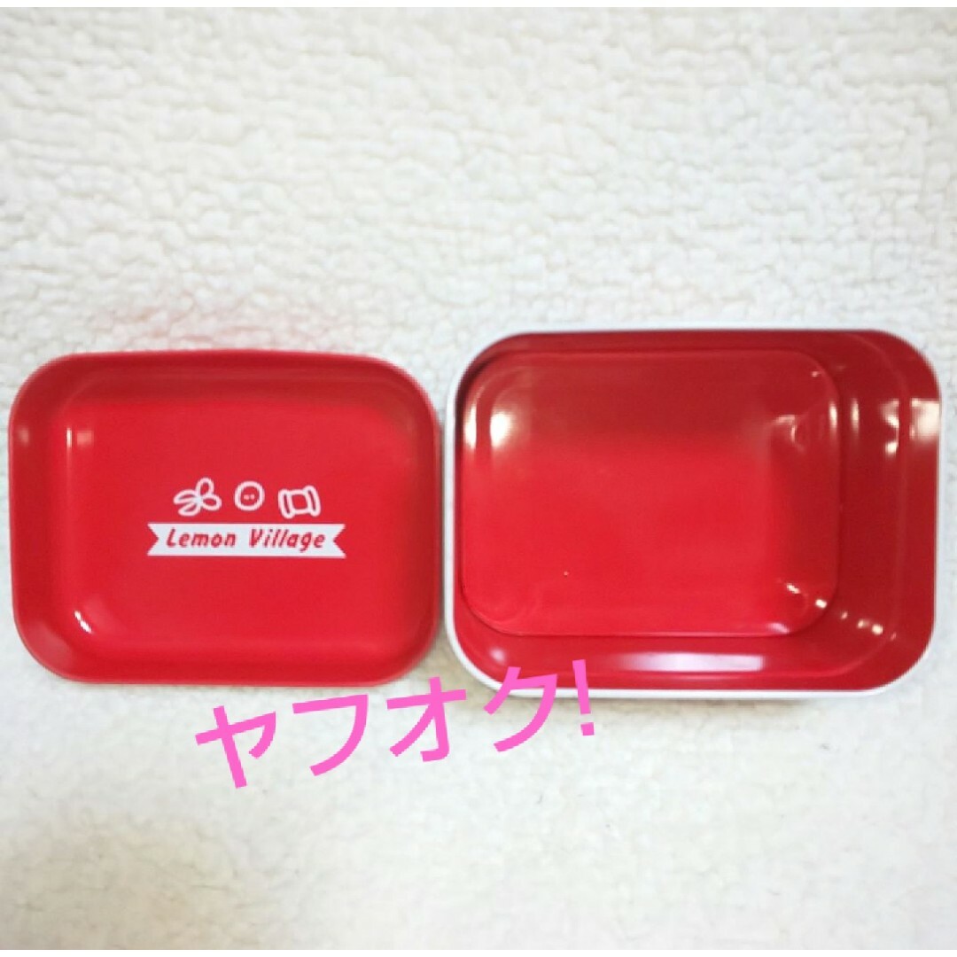 レモンビレッジ Lemon Village 缶BOX 白【希少・昭和レトロ】の レモンビレッジ Lemon Village 缶BOX 白【希少・昭和レトロ】の
